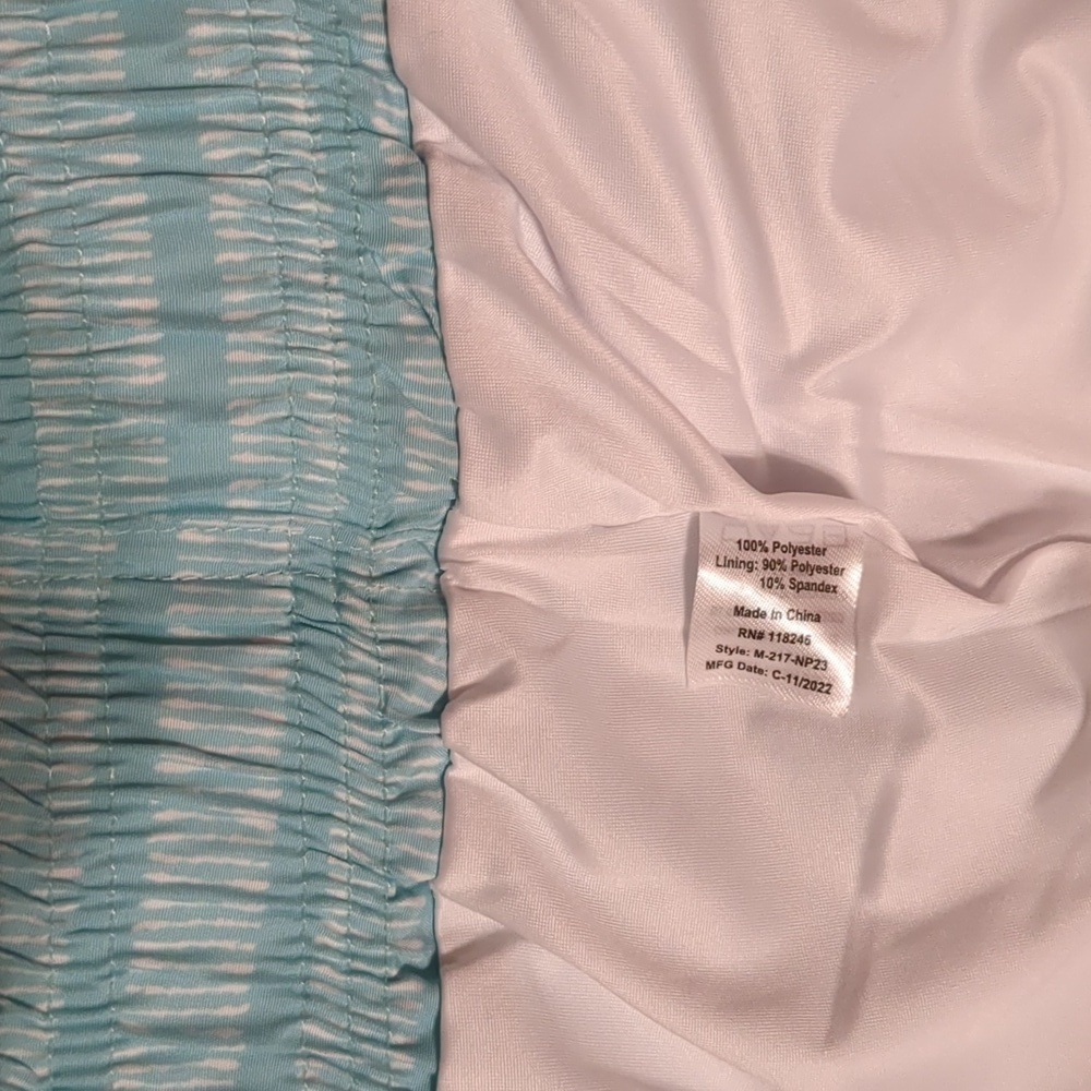 CABANA LIFE Mens Blue/Naples Coverluxe Swim Trunks NWT/ UPF 50+ Pockets - Picture 6 of 7